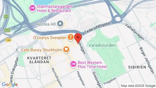 Apartments for rent i Vasastan - kort over placeringen