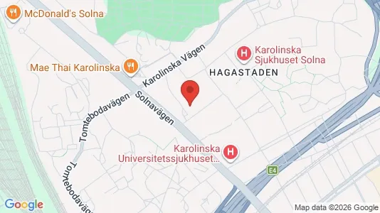 Apartments for rent i Solna - kort over placeringen