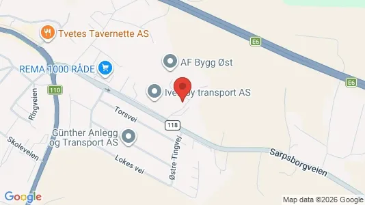 Rooms for rent i Råde - kort over placeringen