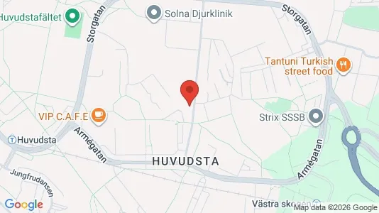Apartments for rent i Solna - kort over placeringen