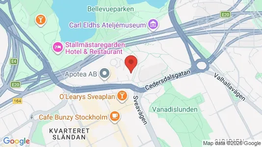 Apartments for rent i Vasastan - kort over placeringen