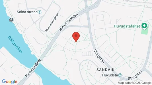 Apartments for rent i Solna - kort over placeringen