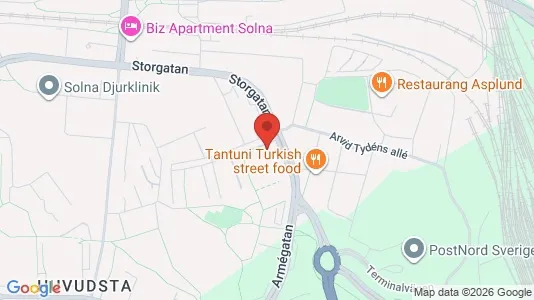 Apartments for rent i Solna - kort over placeringen