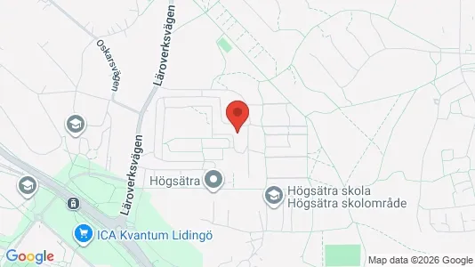 Apartments for rent i Lidingö - kort over placeringen