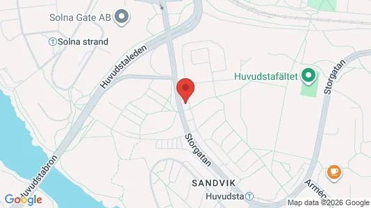 Apartments for rent i Solna - kort over placeringen