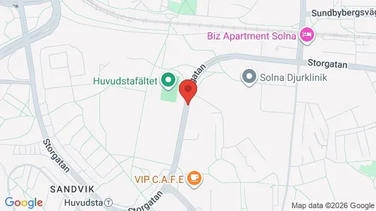 Apartments for rent i Solna - kort over placeringen
