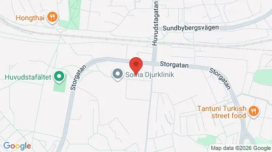 Apartments for rent i Solna - kort over placeringen