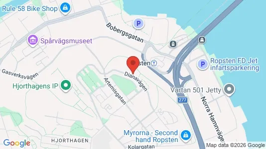 Apartments for rent i Gärdet/Djurgården - kort over placeringen