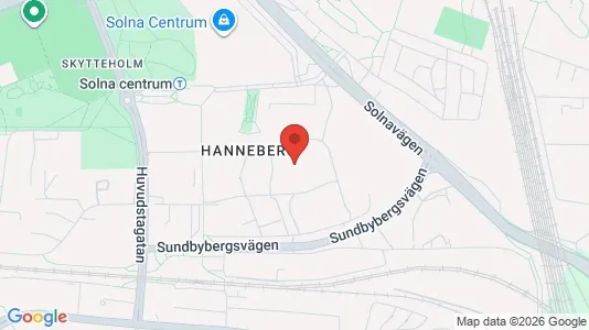 Apartments for rent i Solna - kort over placeringen