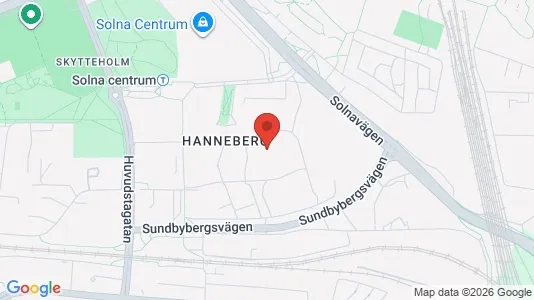 Apartments for rent i Solna - kort over placeringen