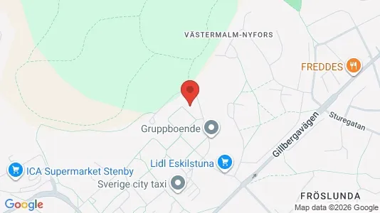 Apartments for rent i Eskilstuna - kort over placeringen