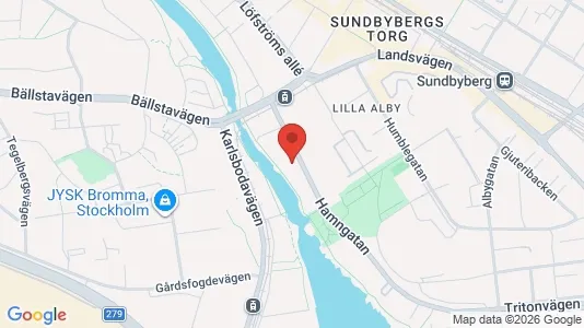 Apartments for rent i Sundbyberg - kort over placeringen