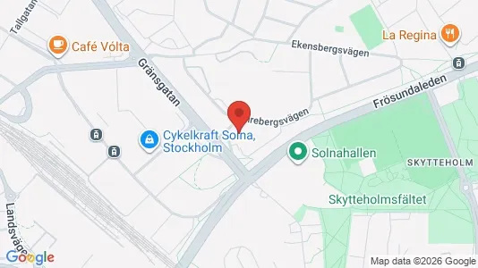 Apartments for rent i Solna - kort over placeringen