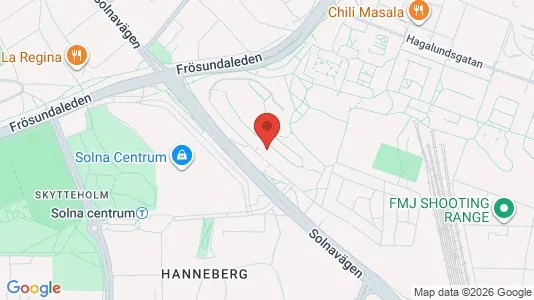 Apartments for rent i Solna - kort over placeringen