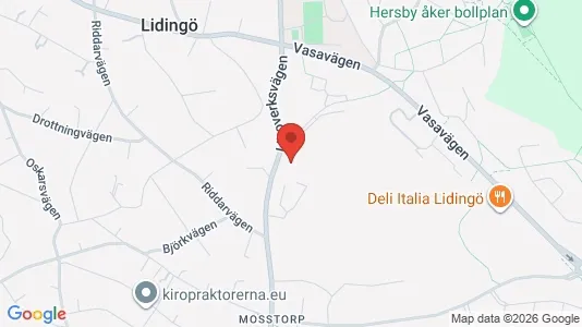 Apartments for rent i Lidingö - kort over placeringen