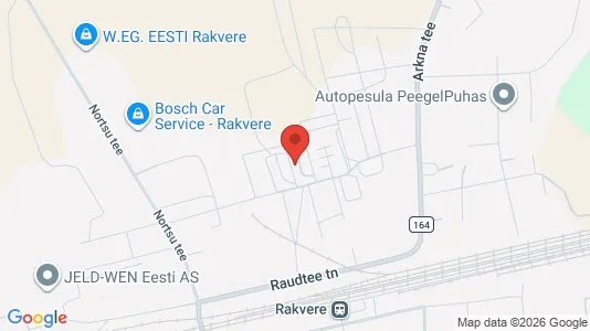 Apartments for rent i Rakvere - kort over placeringen