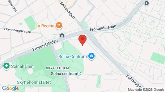 Apartments for rent i Solna - kort over placeringen