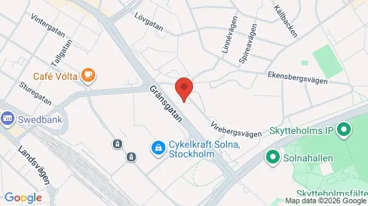 Apartments for rent i Solna - kort over placeringen