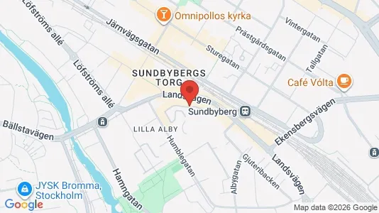 Apartments for rent i Sundbyberg - kort over placeringen