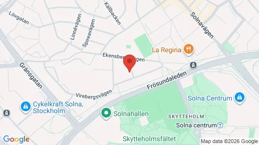 Apartments for rent i Solna - kort over placeringen