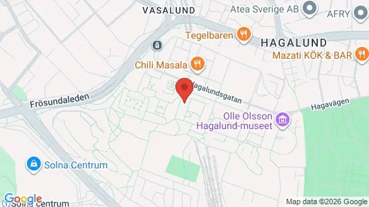 Apartments for rent i Solna - kort over placeringen