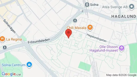 Apartments for rent i Solna - kort over placeringen