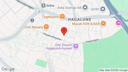 Apartments for rent i Solna - kort over placeringen