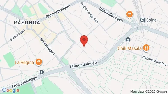 Apartments for rent i Solna - kort over placeringen