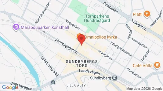 Apartments for rent i Solna - kort over placeringen