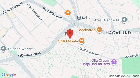 Apartments for rent i Solna - kort over placeringen