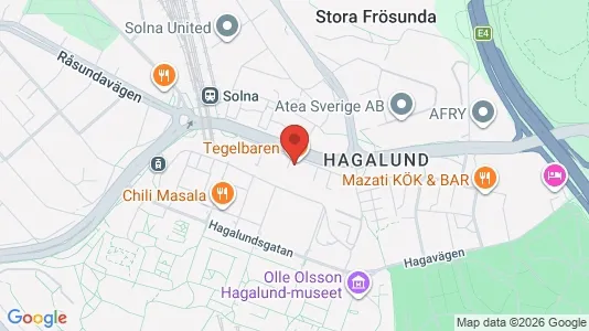 Apartments for rent i Solna - kort over placeringen