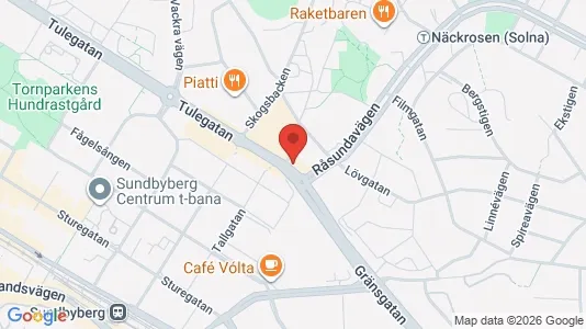 Apartments for rent i Solna - kort over placeringen