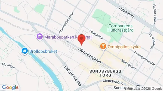 Apartments for rent i Solna - kort over placeringen