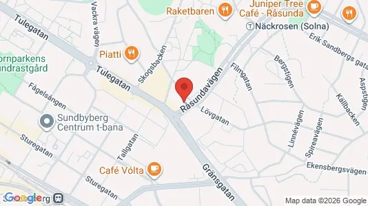 Apartments for rent i Solna - kort over placeringen