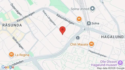 Apartments for rent i Solna - kort over placeringen