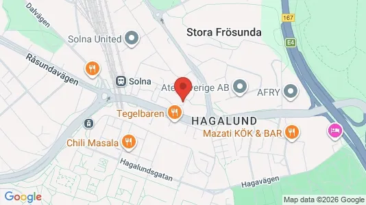 Apartments for rent i Solna - kort over placeringen