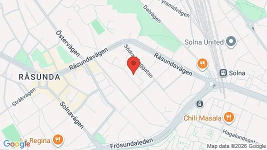 Apartments for rent i Solna - kort over placeringen