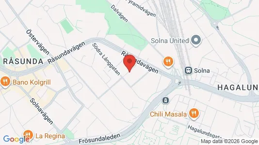 Apartments for rent i Solna - kort over placeringen