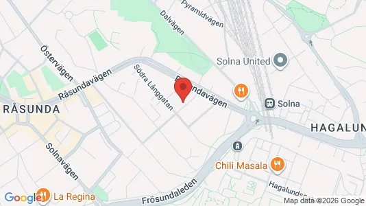 Apartments for rent i Solna - kort over placeringen