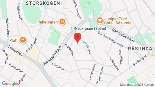Apartments for rent i Solna - kort over placeringen