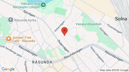 Apartments for rent i Solna - kort over placeringen