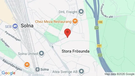 Apartments for rent i Solna - kort over placeringen