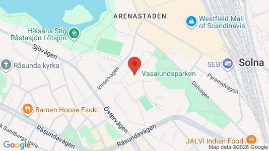 Apartments for rent i Solna - kort over placeringen