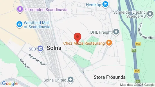 Apartments for rent i Solna - kort over placeringen