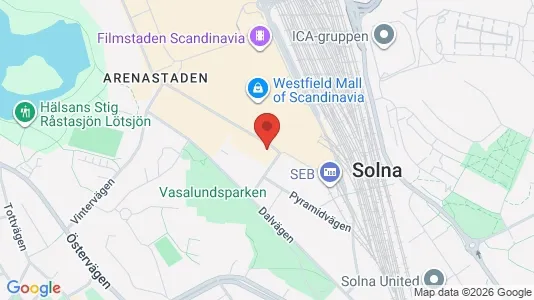 Apartments for rent i Solna - kort over placeringen