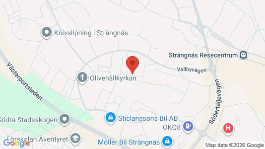 Apartments for rent i Strängnäs - kort over placeringen