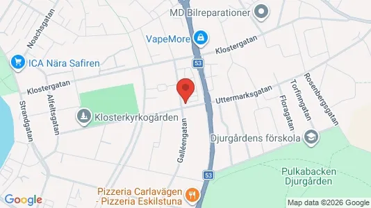 Apartments for rent i Eskilstuna - kort over placeringen