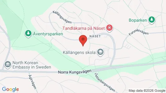 Apartments for rent i Lidingö - kort over placeringen