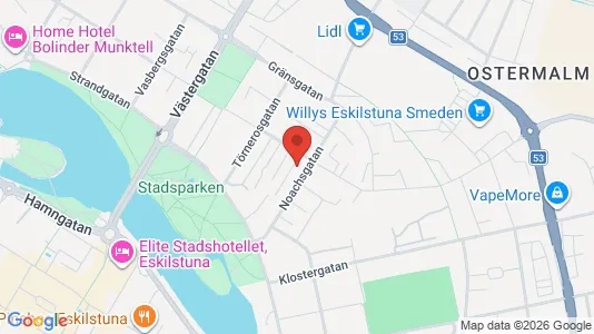 Apartments for rent i Eskilstuna - kort over placeringen