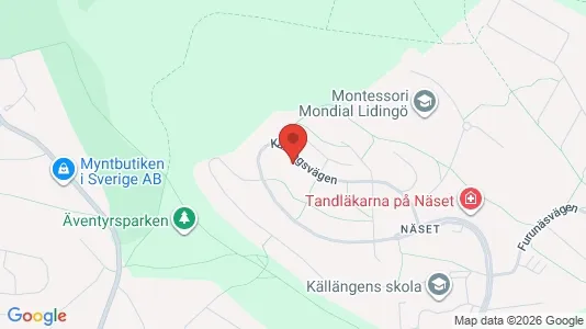 Apartments for rent i Lidingö - kort over placeringen